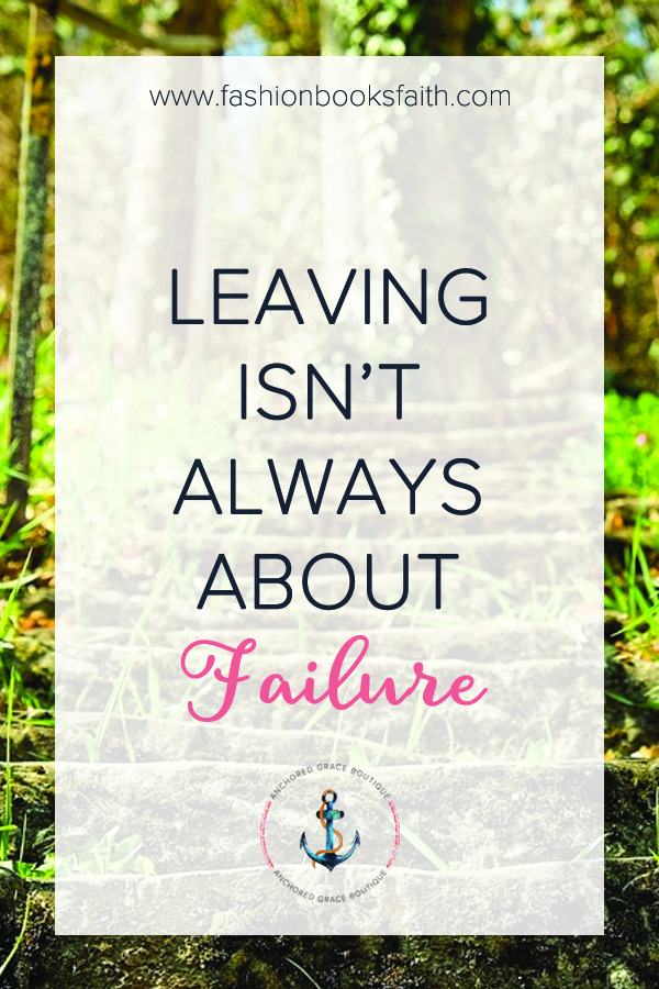 Leaving Isn't Always About Failure